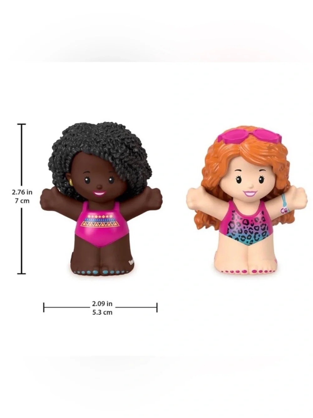🆕 2 Fisher-Price Little People Barbie Party & Wellness Figure Sets 4 Characters